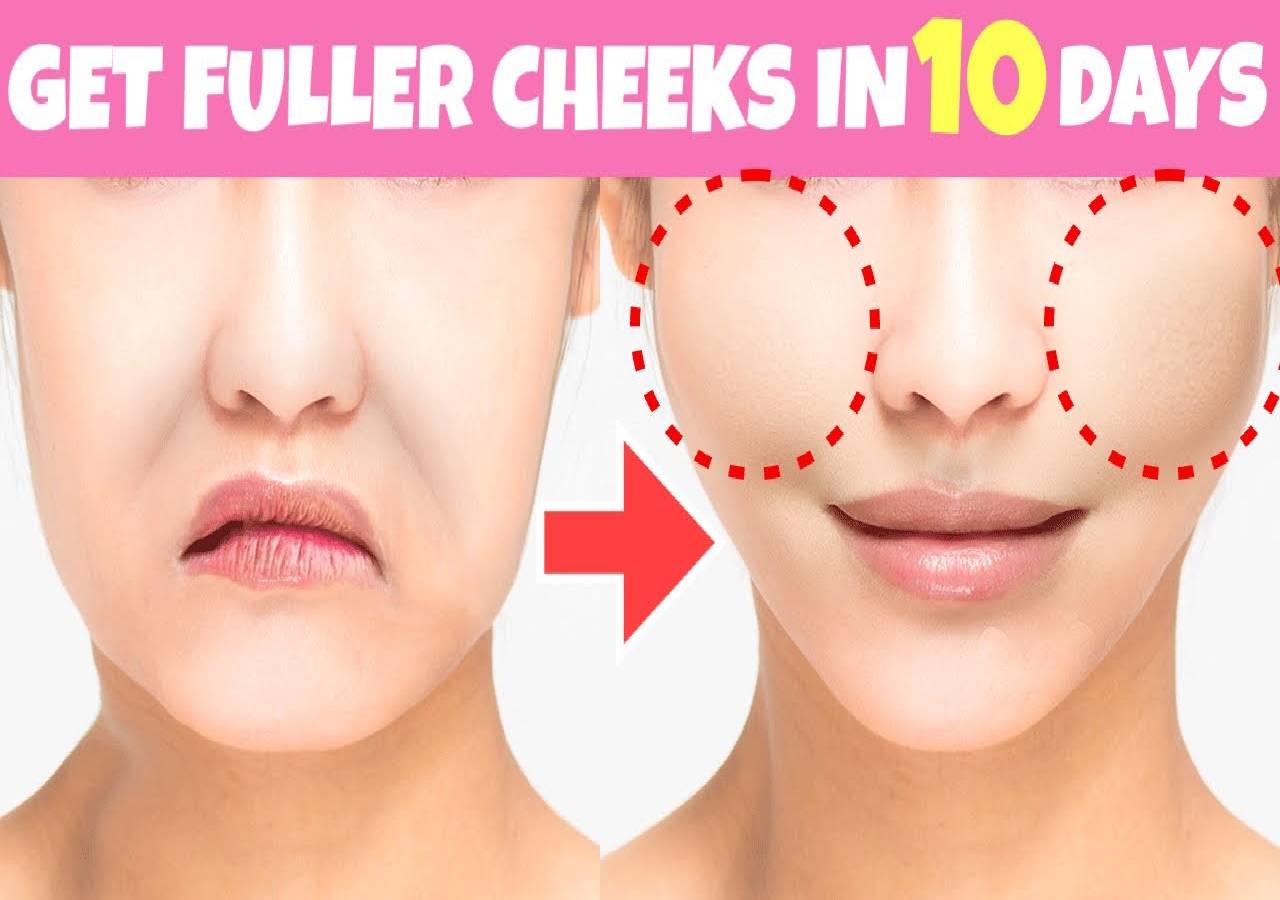Get Chubby And Fuller Cheeks Naturally With This Exercises And Massage Prevent Sagging Jowls Cheeks 3048
