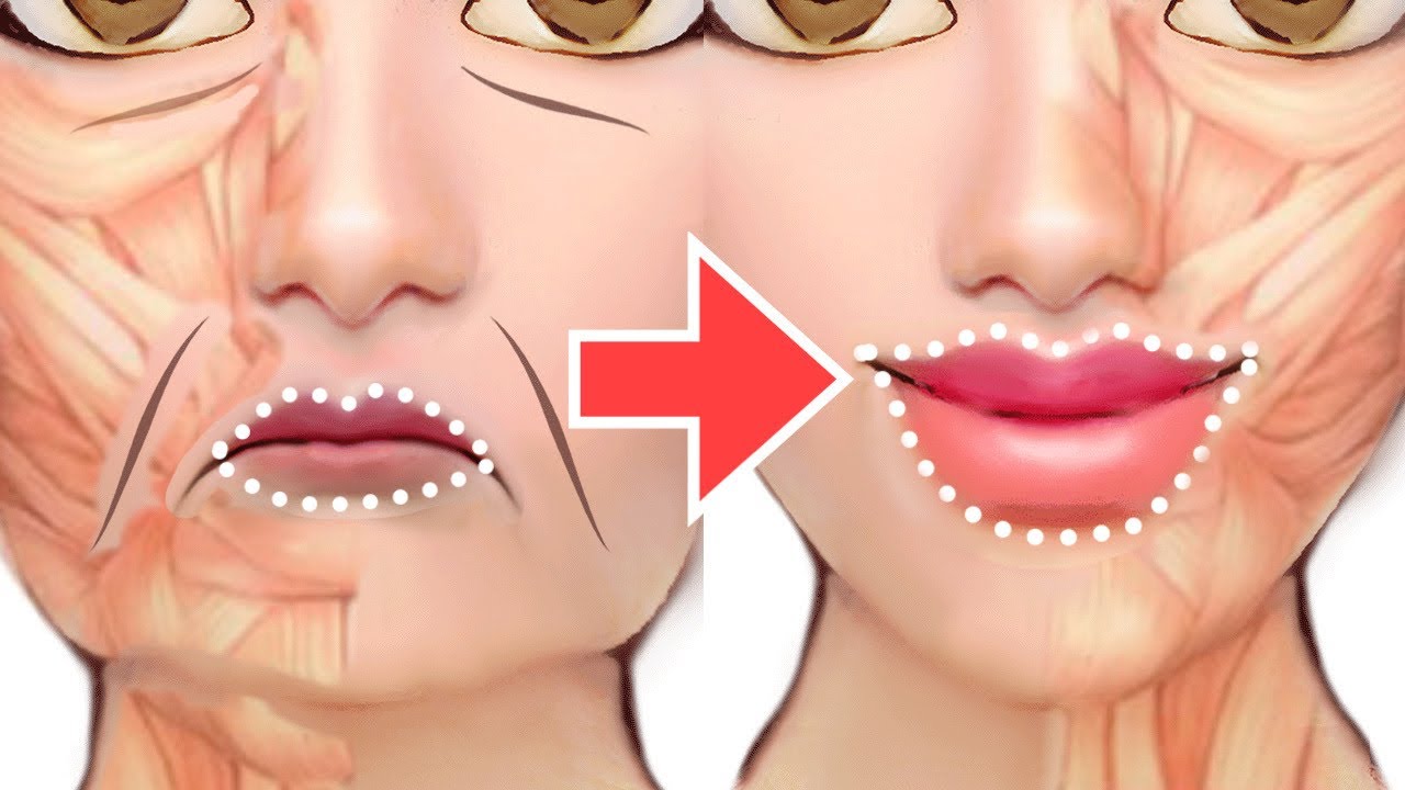 Anti-Aging Face Lifting Exercises For Fuller Lips, Bigger Lips, Plumper Lips, Droopy Lips Corners - Masumi face exercise